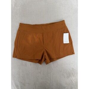 Athleta Womens Trekkie North Short Nylon Blend Rip Stop Orange Size 20